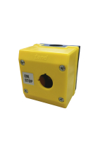 TEND 22mm 1 HOLE ENCLOSURE YELLOW