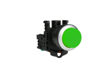 TEND 22mm LATCHING P/BUTTON GREEN WITH 1 N/O CONTACT BLOCK