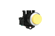 TEND 22mm LATCHING P/BUTTON YELLOW WITH 1N/O CONTACT BLOCK