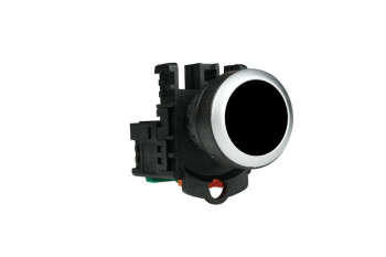 TEND 22mm PUSHBUTTON BLACK WITH 1 N/O CONTACT BLOCK