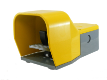 FOOT SWITCH WITH 2 NO/NC M20 WITH YELLOW ALUMINIUM COVER