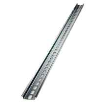 35MM TOP HAT DIN RAIL 1000MM SLOTTED CUT TO LENGTH