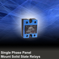 Single Phase Panel Mount Solid State Relays AC Output with Integrated Cover