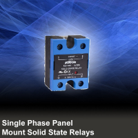 Single Phase Panel Mount Solid State Relays DC Output with Integrated Cover