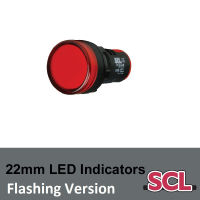 22mm Flashing LED Indicators