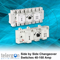 3 Pole & Neutral Side by Side Changeover Switches 40-160 Amp type S5L