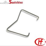 METAL RETAINING CLIP FOR PCB SOCKETS TYPE HF115F