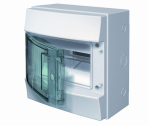 ABB 8 MODULE CONSUMER WITH TRANSPARENT DOOR IP65