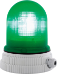 SIRENA TYPE 200 LED GREEN V24DAC GREY BASE