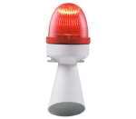 SIRENA SEM LED RED V24DC GREY BASE