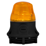SIRENA MLAMP LED A AMBER V12/24DAC BLACK BASE