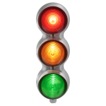 SIRENA TRAFFIC LIGHT RED/AMBER & GREEN MULTIFUNCTION 24VAC/DC