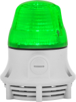 SIRENA MICROLAMP STEADY/FLASH ACOUSTIC GREEN V12DAC GY BASE