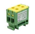 ARNOCANALI COMPACT 2 HOLE DIN TERMINAL 16MM YELLOW/GREEN