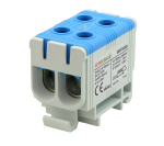 ARNOCANALI COMPACT 2 HOLE DIN TERMINAL 50MM BLUE