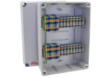 20 WAY 2.5MM/10MM DIN RAIL TERMINAL CONSUMER UNIT KIT PUSH-IN