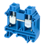 DINKLE DIN RAIL TERMINAL BLUE 16MM