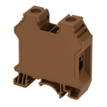 DINKLE DIN RAIL TERMINAL BROWN 35MM