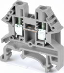DINKLE DIN RAIL TERMINAL PHASE GREY 4MM