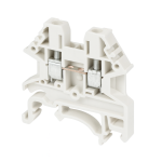DINKLE DIN RAIL TERMINAL WHITE 4MM