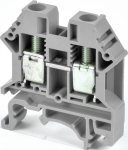 DINKLE DIN RAIL TERMINAL PHASE GREY 6MM