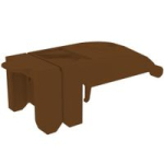 STUD TERMINAL COVER BROWN FOR DKM185 & DKM240
