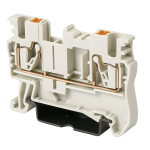 DINKLE DINRAIL TERMINAL WHITE 2.5MM PUSH IN SPRING CLAMP
