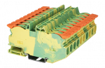 DINKLE DIN RAIL EARTH TERMINAL 10MM LEVER SPRING CLAMP