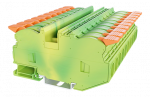 DINKLE DIN RAIL EARTH TERMINAL 16MM LEVER SPRING CLAMP