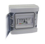 PLASTIC ENCLOSED 1PH SPD 230/400V 15KA + 1P 32A MCB + 1P+N RCBO