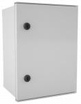 GRP IP66 ENCLOSURE 300x250x160 WITH METAL BACK PLATE