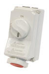SCL 415V 16A RED INDUSTRIAL INTERLOCKED SOCKET 5 PIN IP67
