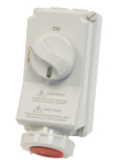 SCL 415V 32A RED INDUSTRIAL INTERLOCKED SOCKET 4 PIN IP67