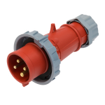 SCL 415V 32A RED INDUSTRIAL PLUG 4 PIN IP67