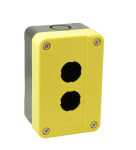 SCL 2 HOLE PUSHBUTTON ENCLOSURE YELLOW