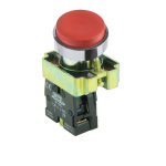 SCL 22MM PUSHBUTTON HEAD RED PROJECTING WITH 1 NC CONTACT