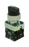 SCL 3 POSITION SELECTOR SWITCH SPRING RETURN 2 NO CONTACTS