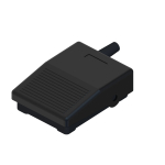 MINI FOOT SWITCH WITH NO/NC BLACK BASE & COVER