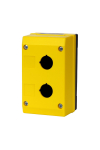 TEND 22mm 2 HOLE ENCLOSURE YELLOW