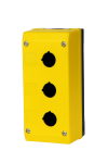 TEND 22mm 3 HOLE ENCLOSURE YELLOW