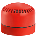 SIR-E RED SOUNDER 12-24VACDC WITH SHALLOW BASE