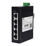 SCL 5 WAY UNMANAGED ETHERNET SWITCH 9-60VDC & 24VAC