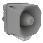 X10 MINI SOUND/BEACON 10-60VDC 10-30VAC, GREY BASE IP69K CLR