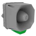 X10 MIDI SOUND/BEACON 10-60VDC 10-30VAC, GREY BASE IP69K GRN