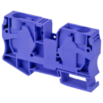 DINKLE SCREWLESS DIN TERM BLUE 35MM