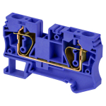 DINKLE SCREWLESS DIN TERM BLUE 4MM