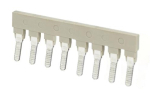DINKLE SIDE INSERT BRIDGE 8 WAY 6MM DIN RAIL TERMINAL