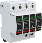 CITEL 3PHASE+N TYPE2 FUSED SPD IMAX 25KA UC=275VAC TT-TNS