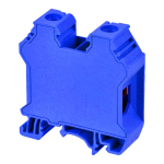 DINKLE DIN RAIL TERMINAL BLUE 35MM