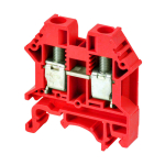 DINKLE DIN RAIL TERMINAL RED 6MM